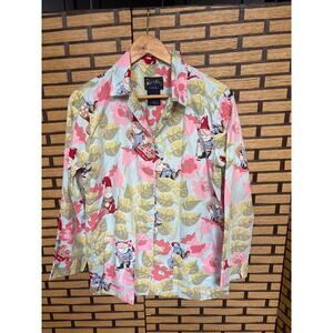 Nick‎ & Nora Gnome Pajama Top Size Medium